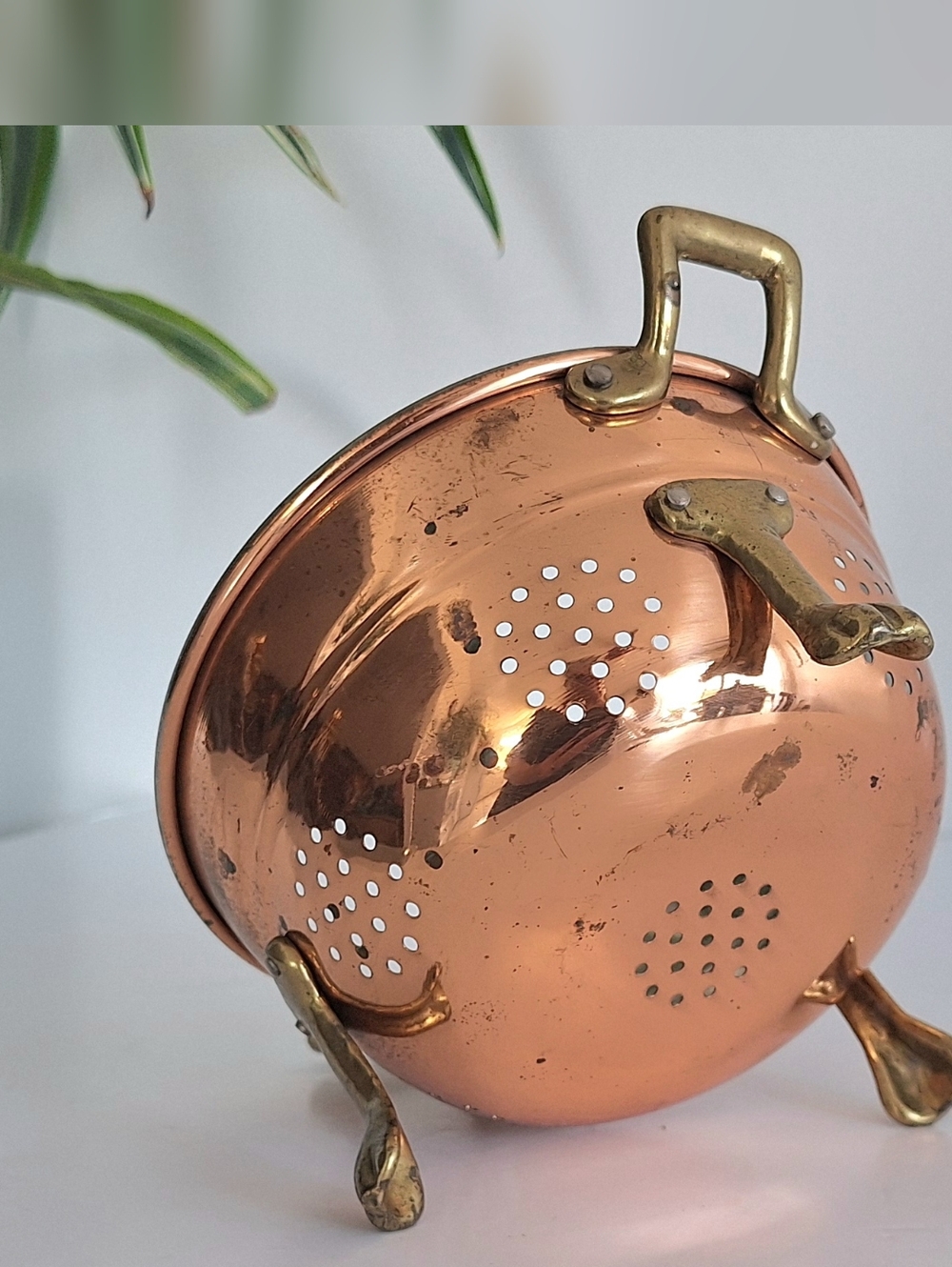 Small copper colander - Picture 11 of 14